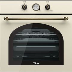 Εντοιχιζόμενος Φούρνος TEKA Παραδοσιάκο Design με SurroundTemp και Hydroclean 70lt 60cm HRB 6300 VB Μπεζ 111010012