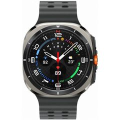 Samsung Galaxy Watch Ultra Titanium 47mm Αδιάβροχο με eSIM και Παλμογράφο (Titanium SIlver)