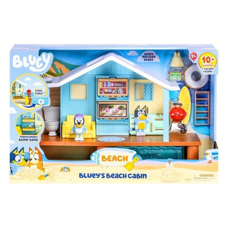 BLUEY Beach Cabin / Toys