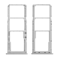 SAMSUNG A51 A515 DUAL SIM CARD + MEMORY HOLDER WHITE GH98-45036A ORIGINAL SERVICE PACK