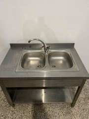 Λάντζα Inox διπλή 1,10*70*86-thumb-1