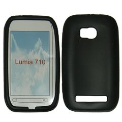 VOLTE-TEL ΘΗΚΗ NOKIA LUMIA 710 ΣΙΛΙΚΟΝΗΣ BLACK
