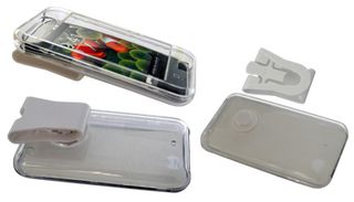 VOLTE-TEL ΘΗΚΗ IPHONE 3G/3GS CRYSTAL ΔΙΑΦΑΝΗ TOUCH+ROTATING CLIP