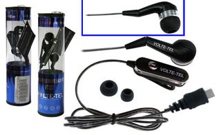 HANDS FREE NOKIA 8800arte/8600luna ROPE VOLTETEL VT607+VT237 ON/OFF2pcs BLACK