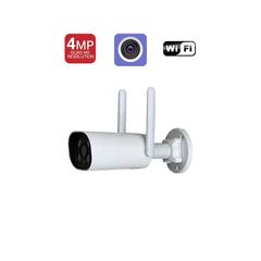 Kαμερα μεταλλική WIFI IP Bullet 4MP (2560×1440) ενσωματωμένο μικρόφωνο - μεγάφωνο1/3 CMOS εξωτερικού χώρου