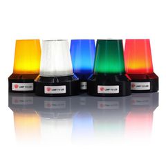 Φάρος με 65 flashes 2W 12-24VAC-13-36VDC κόκκινο χρώμα τύπου LAMP112