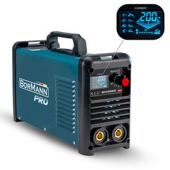 Ηλεκτροκόλληση Inverter 200A BORMANN PRO BIW2220 Ηλεκτροδίου MMA & Scratch TIG με Ψηφιακή Οθόνη ( 061977 )