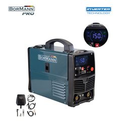 Ηλεκτροκόλληση Inverter 150A BORMANN PRO BIW1150 MIG MAG TIG & Ηλεκτροδίου MMA με Ψηφιακή Οθόνη ( 071648 )