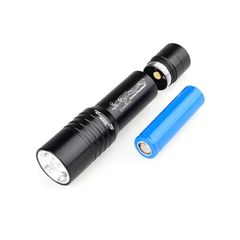 Υψηλής ποιότητας 10W 1000 Lumen LED φακός κατάδυσης T6 IPX68