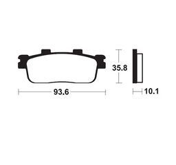 ΤΑΚΑΚΙΑ BENDIX MSS347 FA427 SYM250GTS 07,JOYMAX250