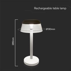 2W LED TABLE LAMP (130*285) COLORCODE: 3IN1 DIMMABLE WHITE BODY-thumb-1
