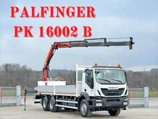 Γερανοί - Φορτηγά Με Γερανό Iveco 2017 TRAKKER 360 * PLATFORM 6,80 * PK 16002 B+ FUNK * 6x4