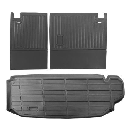 VEVOR Cargo Mat & Backrest Mat TPE Custom Fit for Kluger & Highlander 2020-2024