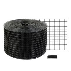VEVOR 8 ιντσών x 100ft Solar Panel Bird Guard, Critter Guard Roll Kit με επίστρωση PVC ανθεκτική στη σκουριά, Προστατευτικό ηλιακού πάνελ με σύρματα ελαστικών 50 τμχ, συρμάτινο πλέγμα 1/2 ιντσών