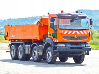 Ανατροπή Renault 2008 Kerax 370 DXI * Ανατρεπόμενο 5,80 m * Bordmatic * 8x4!-thumb-1