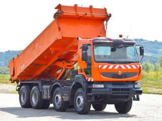 Ανατροπή Renault 2008 Kerax 370 DXI * Ανατρεπόμενο 5,80 m * Bordmatic * 8x4!-thumb-2