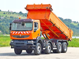 Ανατροπή Renault 2008 Kerax 370 DXI * Ανατρεπόμενο 5,80 m * Bordmatic * 8x4!-thumb-3