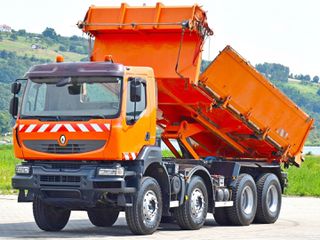 Ανατροπή Renault 2008 Kerax 370 DXI * Ανατρεπόμενο 5,80 m * Bordmatic * 8x4!-thumb-4