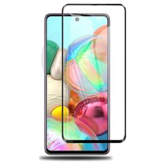 Full Glue Tempered Glass 5D for Samsung Galaxy A71 black frame