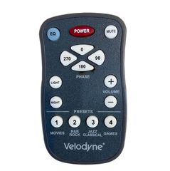 Τηλεχειριστήριο για Subwoofer Velodyne