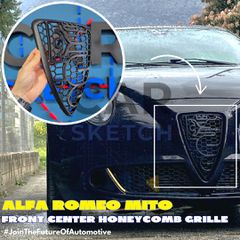 Alfa Romeo MiTo Εμπρός Κυψελωτή Μάσκα