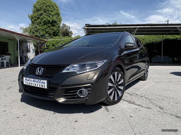 Honda Civic 2016 I-DTEC~Tourer~120HP~Kλίμα~Ζάντες 17"~Κάμερα ~ Euro 6~