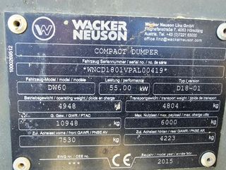 Ντάμπερ - Dumper Wacker 2015 DW60 6ton ΜΕ ΠΙΝΑΚΙΔΕΣ-thumb-11