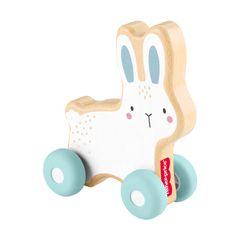 Fisher-Price(R): Wooden Push-Along Bunny (JDM52)