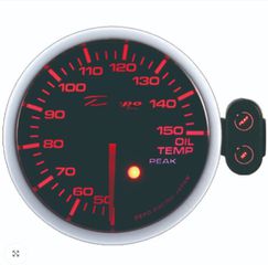 Θερμοκρασία Λαδιού 60mm SΕVEN COLOUR με WARNING / PEAK