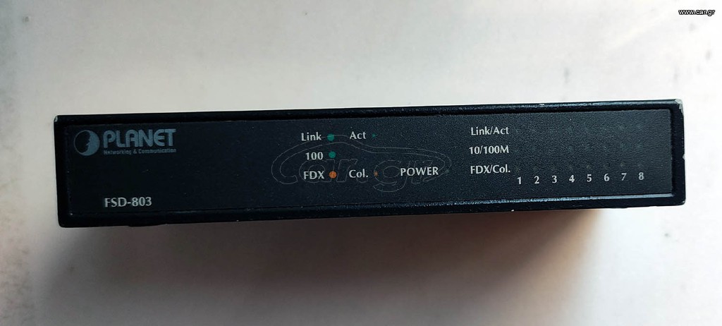Ethernet Switch 8-Port 10/100Mbps
