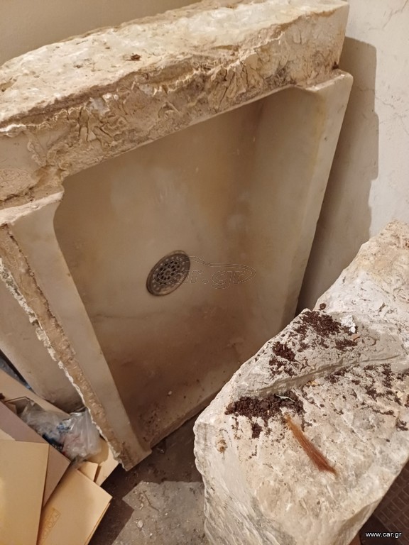 Νεροχύτες αυθεντικοί αντίκες από ελληνικό λευκο μάρμαρο μασίφ