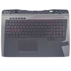 Πληκτρολόγιο - Laptop Keyboard Palmrest για Asus ROG G701VI G701VIK GX700VO V15316A1 90NB0E61-R32US0 13NB09F0P06011 US Backlight ( Κωδ.40657USPALM )