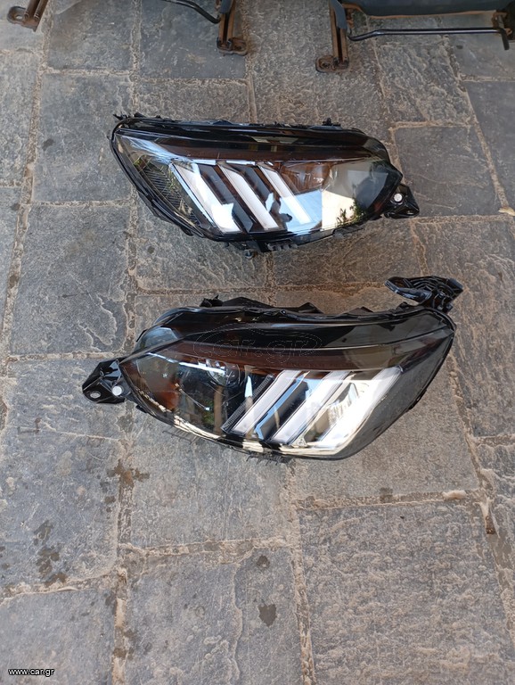 ΓΝΗΣΙΑ LED ΦΑΝΑΡΙΑ ΕΜΠΡΟΣ ΓΙΑ PEUGEOT 208 '19-'24