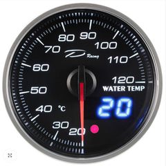 Θερμοκρασία Νερού 60mm με REMOTE CONTROLLER με WARNING / PEAK – LED
