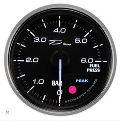 Πίεση Βενζίνης 60mm με WARNING / PEAK