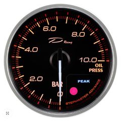 Πίεση Λαδιού 60mm με WARNING / PEAK