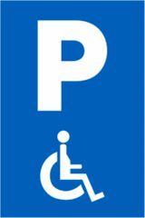 Πινακιδες parking ΑΜΕΑ