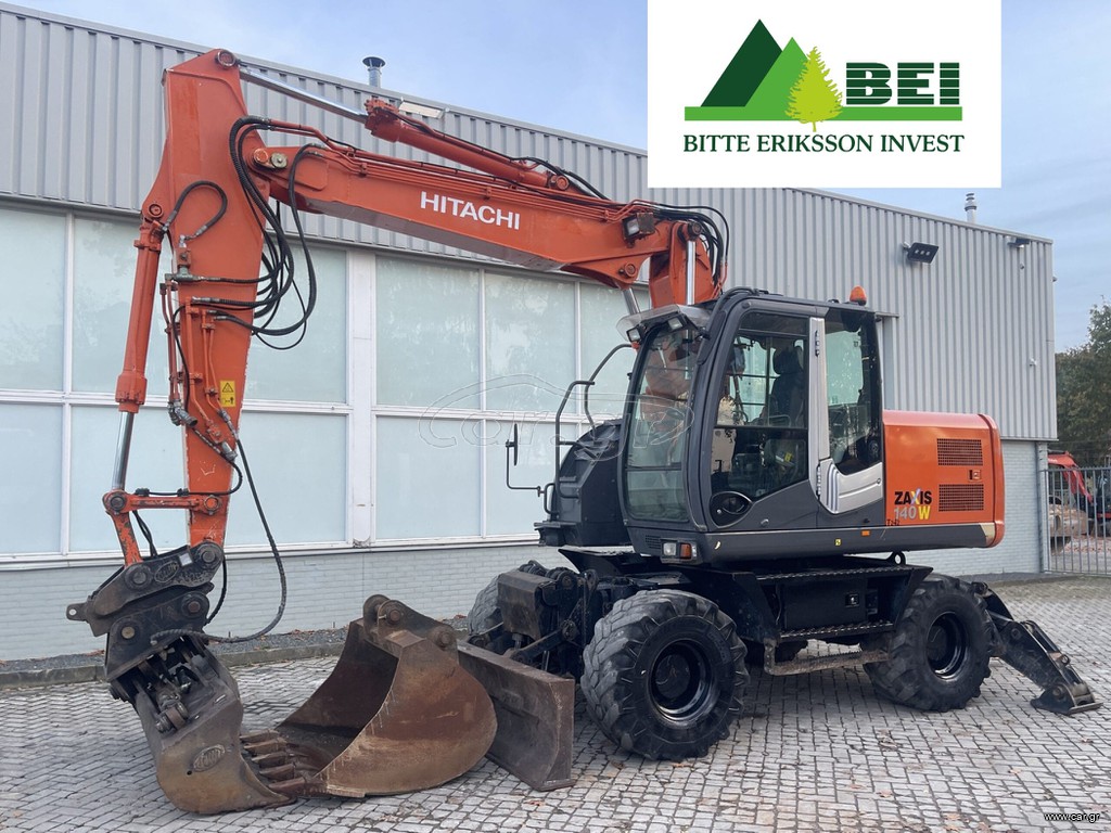 Εκσκαφέας Με Λάστιχα Hitachi 2012 ZX140W-3 / ΓΙΑ ΕΙΣΑΓΩΓΗ 1