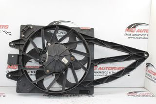 Βεντιλατέρ FIAT PANDA (2003-2014) 878612X μονό σε πλαίσιο με αντίσταση βενζίνη 4X4