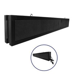 Κυλιόμενη Ψηφιακή Επιγραφή P10 LED SMD AC 220-240V με Wi-Fi - Αδιάβροχή IP65 - Διπλής Όψης - Μ168 x Π12 x Υ24cm Πράσινο