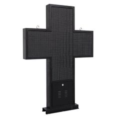 Κυλιόμενη Ψηφιακή Επιγραφή Σταυρός Φαρμακείου P10 LED SMD AC 220-240V με Wi-Fi - Αδιάβροχή IP54 - Μονής Όψης - Μ100 x Π12 x Υ100cm Πράσινο