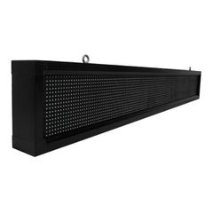 Κυλιόμενη Ψηφιακή Επιγραφή P10 LED SMD AC 220-240V με Wi-Fi - Αδιάβροχή IP54 - Μονής Όψης - Μ168 x Π9 x Υ24cm Μπλε