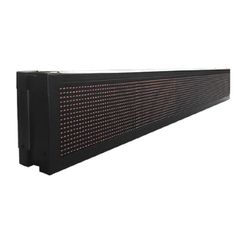 Κυλιόμενη Ψηφιακή Επιγραφή P10 LED SMD AC 220-240V με Wi-Fi - Αδιάβροχή IP65 - Διπλής Όψης - Μ168 x Π12 x Υ24cm Κόκκινο