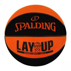 Lay Up Μπάλα Μπάσκετ Orrange/Black Spalding-thumb-1