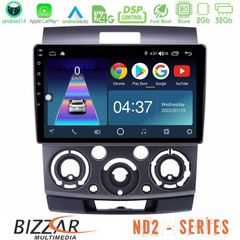 Bizzar ND2 Series 8Core Android14 2+32GB  Ford Ranger/Mazda BT50 Navigation Multimedia Tablet 9" Με Carplay & Android Auto