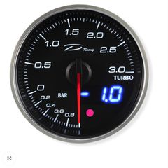 Μπαρόμετρο 60mm LED με REMOTE CONTROLLER με WARNING / PEAK – LED