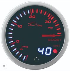 Μπαρόμετρο 60mm LED με WARNING/Διπλός Φωτισμός