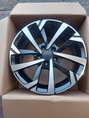 REPLICA 6.5x15 5x100 35/57.1 Black gloss diamond cut 244  VW Group-thumb-2