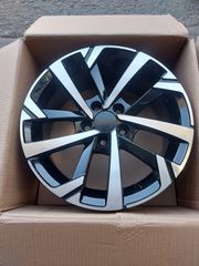 REPLICA 6.5x15 5x100 35/57.1 Black gloss diamond cut 244  VW Group-thumb-3