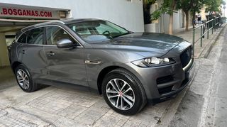 Jaguar F-Pace 2018 Jaguar F Pace Portfolio Πανοραμα Μπεζ Δερμα Euro 6 Bosganas